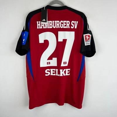 Hamburger SV 2024/2025 Third Adidas Shirt Soccer Jersey Men's Size M Davie Selke - Image 1 of 4