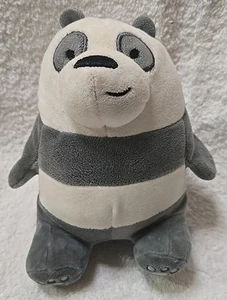 We Bare Bears Plush stuffed animal 10” White/gray Panda Bear Cartoon Network - Picture 1 of 10