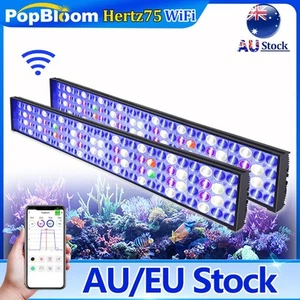 PopBloom Marine Aquarium LED Reef Light Saltwater Aquarium Coral 180cm 72" Tank - Picture 1 of 13
