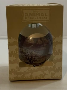 Vintage Animal Kingdom Disney 1998 Christmas Ball Ornament w/ Original box - Picture 1 of 5