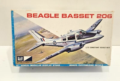 1/72 MPC BEAGLE BASSET #7016-70 NEW VINTAGE AIRPLANE MODEL KIT - Image 1 of 2