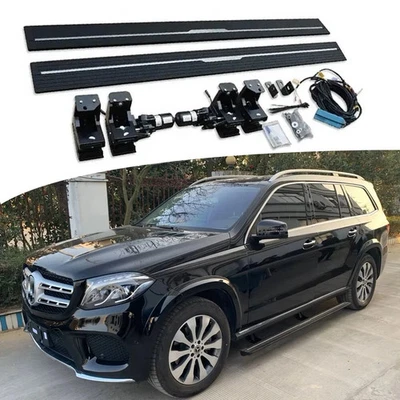 2 piezas estriberas eléctricas de escalón lateral para Mercedes Benz GLS X166 2016-2019 Foto 1 de 4