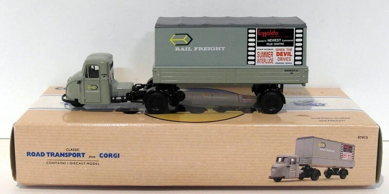Corgi 97913 Scammell Scarab Arctic Tractor & Trailer Rail Freight Truck Model - image 1 of 4