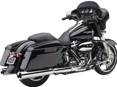 fits Cobra™ 6214 PowrFlo 4-1/2in. Slip-On Mufflers - Chrome - Image 1 of 3