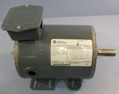 General Electric K130 AC Motor 5K49PN8049 1.5HP 1725RPM 208-230/460V 7/8" Shaft - Image 1 of 4