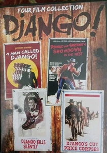 DJANGO 4 FILMS 1967 1970 1971 A MAN CALLED KILLS SILENTLY EXCELLENT OOP 2 DVDS - Picture 1 of 4