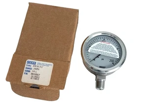 Wika Manometer 233,53 2,5" 200PSI 1/4 L #9833557 Wika Instrument Corp. NEU - Bild 1 von 7