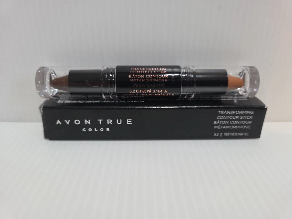 Barra de maquillaje contorno facial transformadora de color verdadero Avon doble cara DEEP-NUEVA EN CAJA Foto 1 de 1
