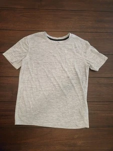 Old Navy Boys Active Shirt Gray Short Sleeve Workout Breathe On Shirt Size Large - Picture 1 of 3