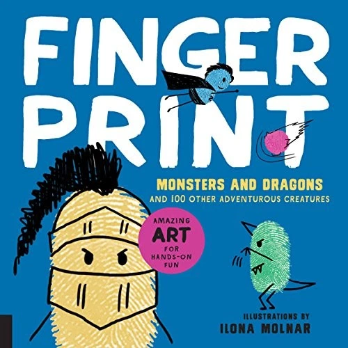 Fingerprint Monsters and Dragons: And 100 Other Adventurous Creatures New - Image 1 of 1