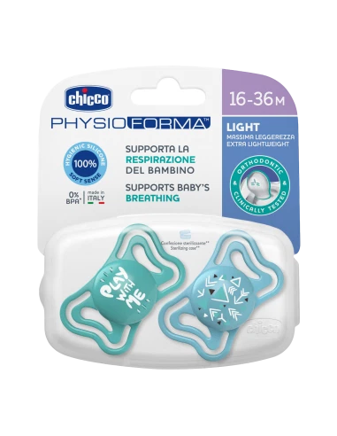 CHICCO SUCCHIETTO LIGHT AZZ SILICONE 16-36 2P - Immagine 1 di 1