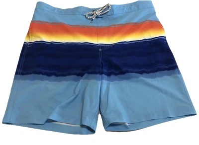 NOVO Sonoma Baús de Natação Masculinos Forrados Cintura Elástica 8” Costura Interna XL Piscina Praia - Imagem 1 de 4