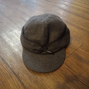 De Colección Stormy Kromer Gorra Gorra Para Hombres 7 3/8 Gris Lana Oreja Solapa 1903 Gore-Tex EE. UU. - Imagen 1 de 10
