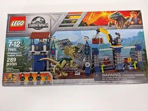 LEGO Jurassic World Fallen Kingdom Set Dilophosaurus Outpost Attack 75931 - Imagen 1 de 2