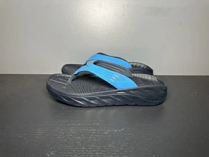 Hoka One One Ora Recovery Mens Sandals Sz 10.5 Dark Blue Slip On Flip Flop - Picture 1 of 6