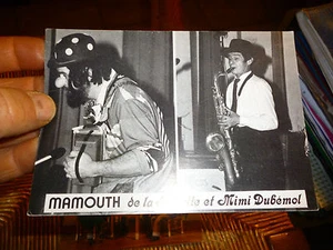 Ancien Carte Clown Mammouth de la Hulotte et Mimi Dubémol : Cirque Circus - Picture 1 of 1