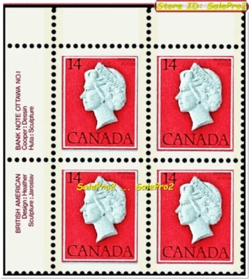 CANADA 1978 QUEEN ELIZABETH FV FACE 56 CENT MNH RARE MINT CORNER STAMP BLOCK - Image 1 of 4