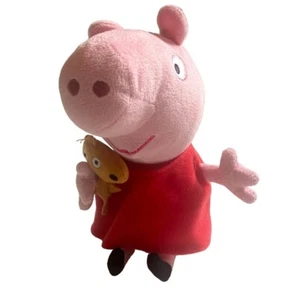 TY Peppa Pig 9 IN. Stuffed Character-Multicolot-GUC - Picture 1 of 6