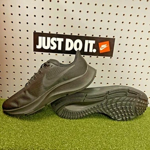 Nike Men's Air Zoom Pegasus 37 Running Shoes Triple Black BQ9646-005 Size 11.5 - Picture 1 of 8