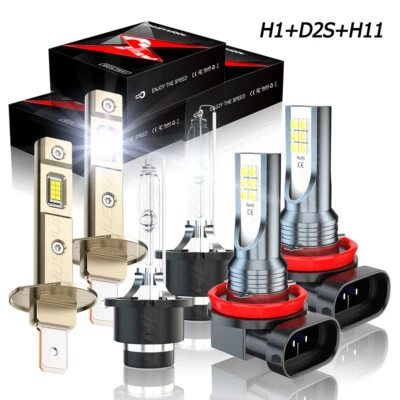 Kit de 6 faros altos/bajos + antiniebla FIT Volvo V70/XC70/S60 2005 2006 Foto 1 de 4