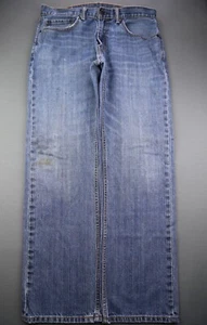 Pantalones de mezclilla para hombre Levi's 569 2016 sueltos rectos lavado medio talla 34x34 (Sr 34x32) - Imagen 1 de 10