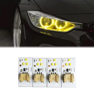 Yellow Angel Eyes Xenon DRL Boards For 2012-2015 BMW F30 F31 328i 335i 320i 328d - Image 1 of 4