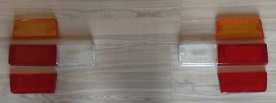 FIAT 131 MK1 SET OF TAILLIGHT  LENSES 4 PIECE LEFT AND 4 PIECE RIGHT SIDE, NEW - Image 1 of 4