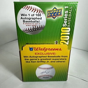 Tarjeta de béisbol Upper Deck 2010 serie 1 caja de alimentación por gravedad nueva Walgreens - Imagen 1 de 7