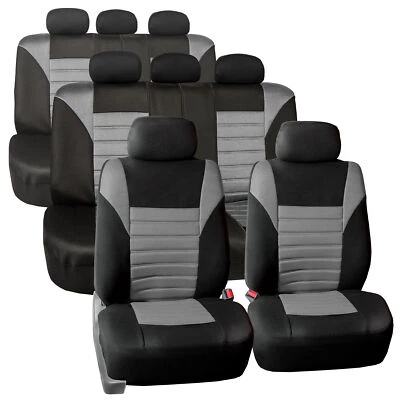 FH Group Universal Fit 8 Plazas Malla 3D Cubiertas de Asiento de Coche SUV Furgoneta Camión - 3 Filas Foto 1 de 4