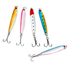 5Pcs 13.6g Fishing Lures Hard Lures Casting Lures Deep Sea Pencil Spoon Jigs