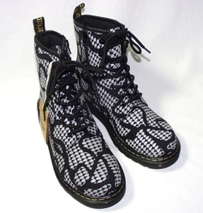 Dr. Martens  Delaney Boots, Reflective Gray/Black, Youth's Size USM 6/USL 7, New - Picture 1 of 8