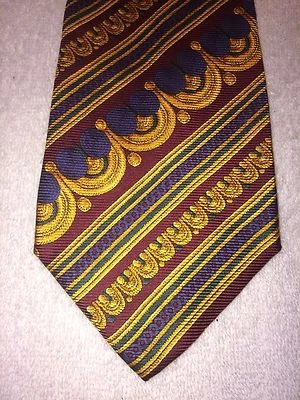 EL MUSEO METROPOLITANO DE ARTE CORBATA HOMBRE ROJO AZUL ORO 4 X 58 Foto 1 de 4