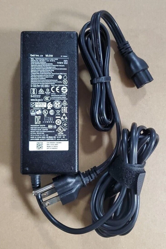Dell 90W All in One 5x3.5mm AC Adapter Power Supply Charger 0RT74M 0VRJN1 056MM8 - Image 1 of 4