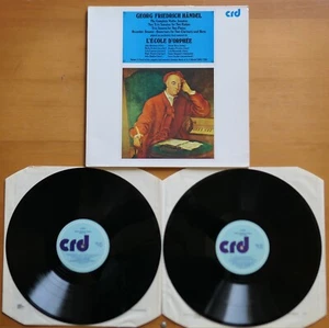CRD 1081/2 Handel Complete Violin Sonatas etc L'Ecole D'Orphee 2LP Gatefold - Bild 1 von 8