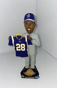 NFL LEGENDS OF THE FIELD BOBBLEHEAD #28 ADRIAN PETERSON 2007 DRAFT PICK - Picture 1 of 5