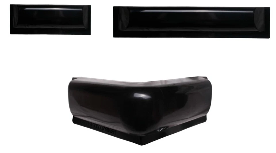 MAJONI Stegfender Boxenfender Rammschutz Pontonfender Anlegeschutz ecke gerade schwarz