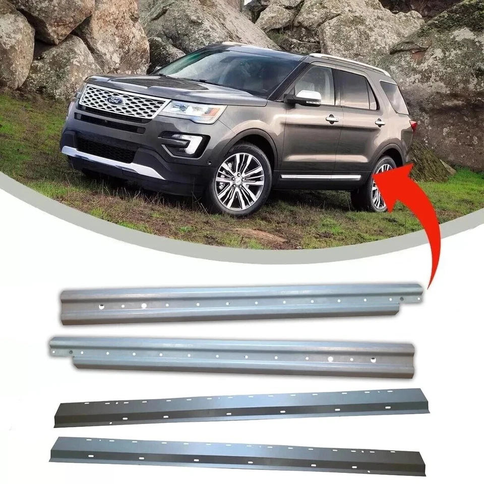 Inner and Outer Rocker Panels Fits Ford Explorer 2011-2019 4Pc. Kit Foto 1 de 1
