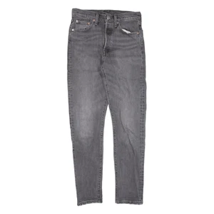 LEVI'S 501S Jeans Grey Denim Skinny Straight Womens W25 L30 - Picture 1 of 6