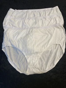 Neu ohne Etikett 100 % Baumwolle weiß Joys Oma Höschen Größe 13 - Bild 1 von 8