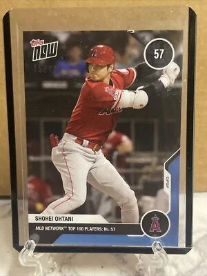 Topps Now 2020 Top 100 Shohei Ohtani Blue Parallel 35/49 - Image 1 of 2