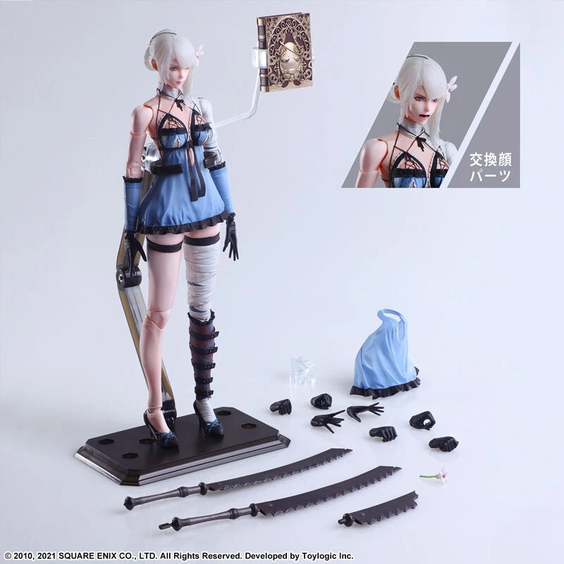 NieR Replicant Play Arts Kai Kaine Action Figure Model Toy New No Box - Image 1 of 4