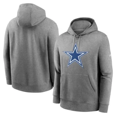 Новый Nike DALLAS COWBOYS клуб флис длинным рукавом толстовка с капюшоном мужчин маленький новый с Ярлыками - Изображение 1 из 4