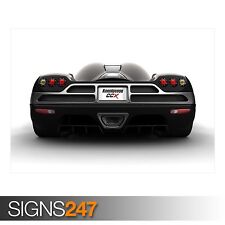 2006 KOENIGSEGG CCX BLACK (AC823) CAR POSTER - Poster Print Art A0 A1 A2 A3