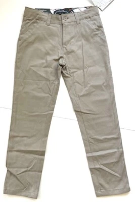 NUEVO CON ETIQUETAS Eddie Bauer Niños PANTALONES ESCOLARES CINTURA ELÁSTICA AJUSTABLE (X) Foto 1 de 2
