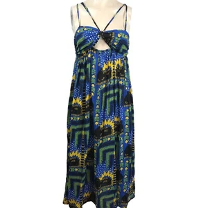 JOAO INCERTI ANTHROPOLOGIE - WOMEN'S SMALL - SPAGHETTI STRAP BANDEA SUMMER DRESS - Picture 1 of 5