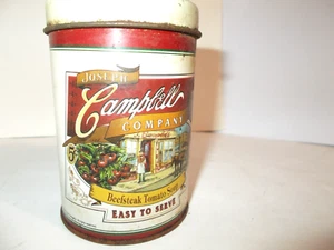Vintage 1996 Campbell's Beefsteak Tomato Soup 4" Tall TIN Pepper Shaker - Picture 1 of 8