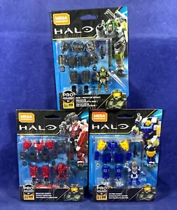 3 HALO EXOSUIT Mega Construx MARK 1 PROTOTYPE Breacher SKYFIRE GLB71 GLB72 GLB73 - Picture 1 of 11