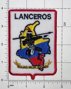 Colombian Army Color Lanceros Curso Patch Hook & Iron-On New A1216 - Picture 1 of 2