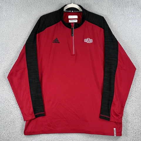 Arkansas State Red Wolves 1/4 Zip Pullover 2XL XXL Team Issued Adidas Climalite Cover