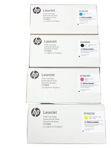 HP656x Toner Set.  CF460XC,CF461XC, CF462XC, And CF463XC. - Picture 1 of 3